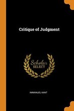 Critique of Judgment cover
