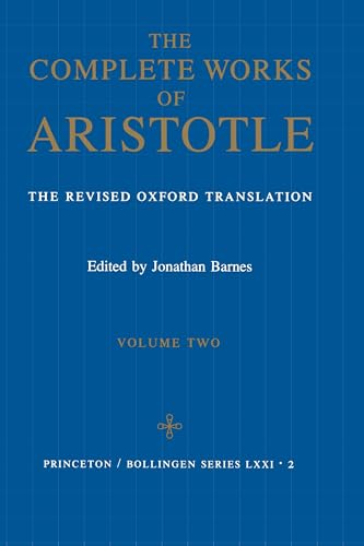 The Complete Works of Aristotle, Vol. 2 cover