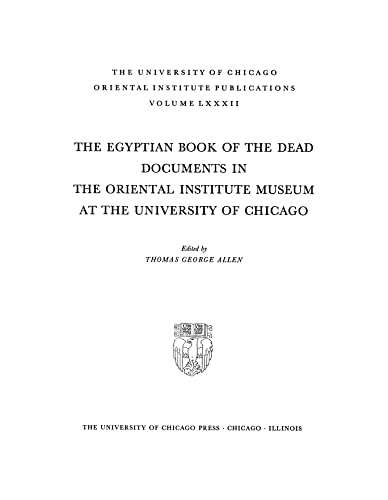 The Egyptian Book of the Dead cover